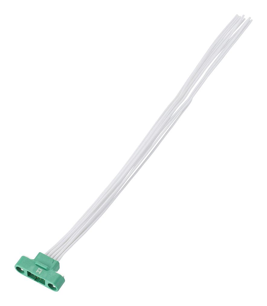 Harwin G125-Mc11005M1-0150L Cable Assy, Gecko Plug-Free End, 150mm