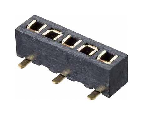 Harwin M50-3130545 Connector, Rcpt, 5Pos, 1Row, 1.27mm