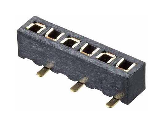 Harwin M50-3130645 Connector, Rcpt, 6Pos, 1Row, 1.27mm