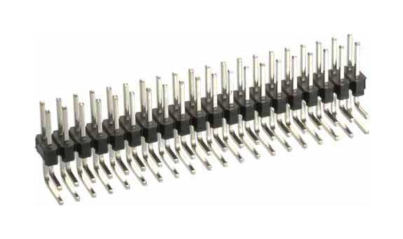 Harwin M20-9951045 Connector, R/a Header, 20Pos, 2Row, 2.54mm