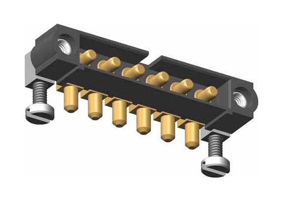 Harwin M80-5000000M5-06-Pm3-00-000 Connector, Header, 6Pos, 1Row, 4mm