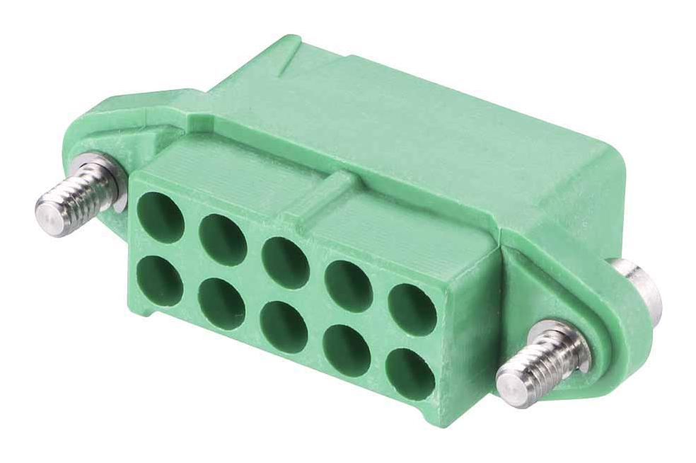 Harwin M300-2241096F2 Connector Housing, Rcpt, 10Pos, 3mm