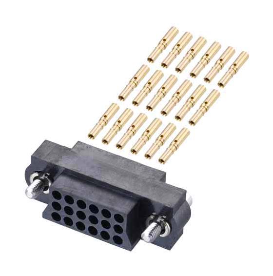 Harwin M83-Lfd1F2N18-0000-000 Connector, Rcpt, 18Pos, 3Row, 2mm