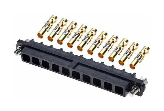 Harwin M80-4000000F1-10-325-00-000 Connector, Rcpt, 10Pos, 1Row, 4mm