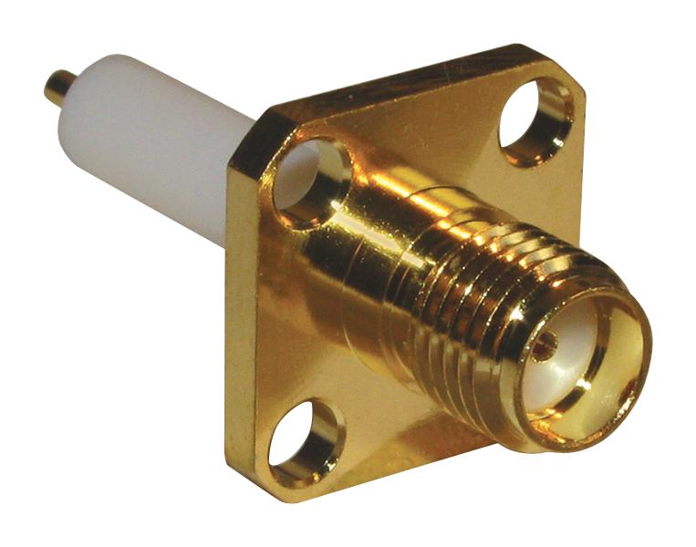 Amphenol RF 132146 Rf Coaxial, Sma Jack, 50 Ohm, Panel