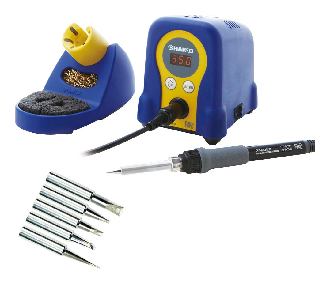 Hakko Fx888D-Set1 Soldering Station, 70W, 26Vac