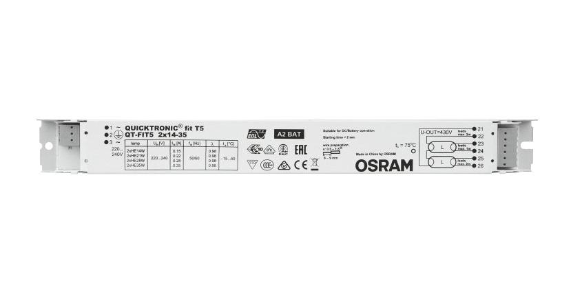 Ledvance 4008321971258 Ecg, Fluorescent Lamp, 240V, 280X30X21mm