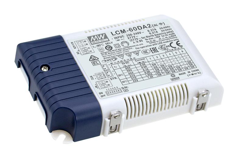 MEAN WELL Lcm-60Da2 Led Driver, Constant Current, 60.3W