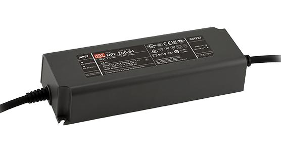 MEAN WELL Npf-200V-24 Led Driver, Const Current/volt, 199.2W