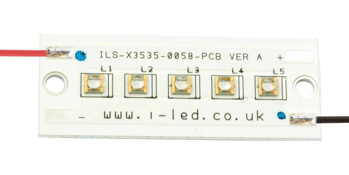 Intelligent Led Solutions Ils-Xn05-S400-0058-Sc211-W2. Uv Led Module, 5 Chip, 410Nm, Rect Pcb