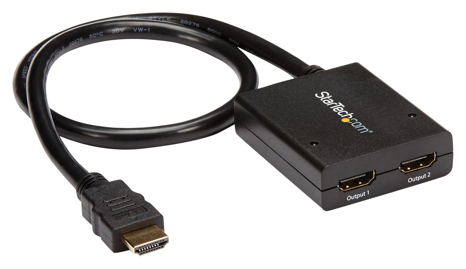 Startech St122Hd4Ku Video Splitter, 2Port, Hdmi