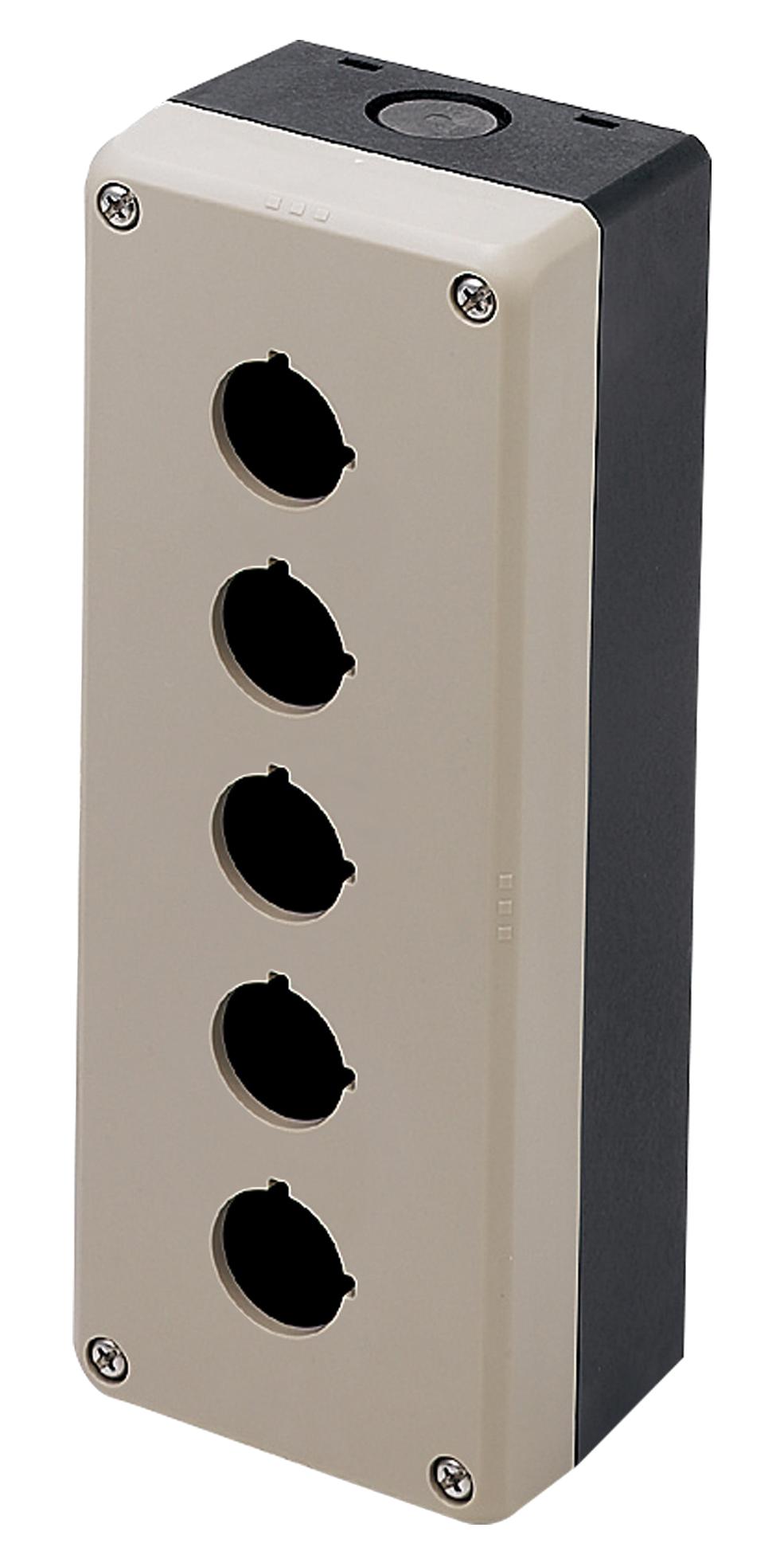 IDEC Fb3W-512Z Enclosure, 5 Hole, Beige