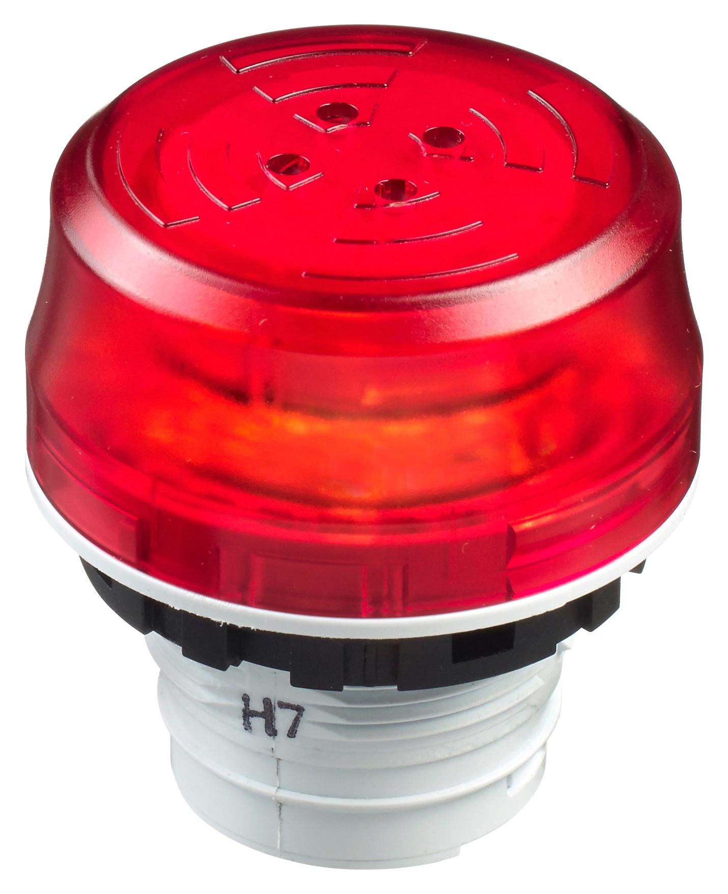 IDEC Hw1Z-P1F2Pq4R Buzzer, Red, 70Db, Flashing, 24Vdc, Qc