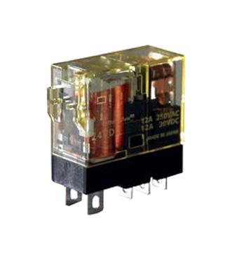 IDEC Rj2S-Cl-D12 Power Relay, Dpdt, 12Vdc, 8A, Socket