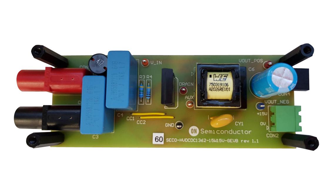 Onsemi Seco-Hvdcdc1362-15W15V-Gevb Eval Board, Hev/ev Vehicle