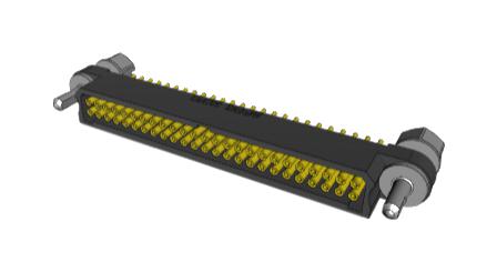 Amphenol SoCapacitorex Mhdas2F050Yde60 Pcb Receptacle, Btb, 50Pos, 2Row, Th