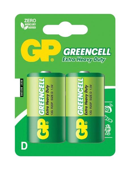 Gp Batteries Gppcc13Kc003 Battery, Zinc Chloride, D, 1.5V