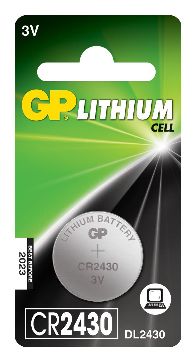 Gp Batteries Gppbl2430052 Battery, Lithium, 3V, 300Mah