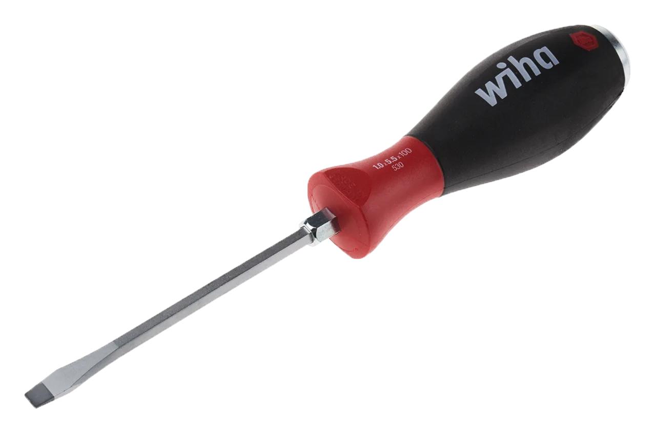 Wiha 03230 Screwdriver, Slotted, 10mm, 175mm, 296mm