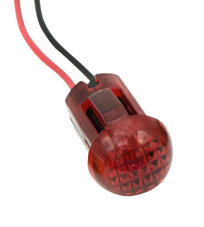 Dialight 655-2103-103F Led Panel Indicator, Red, 12.7mm, 12V