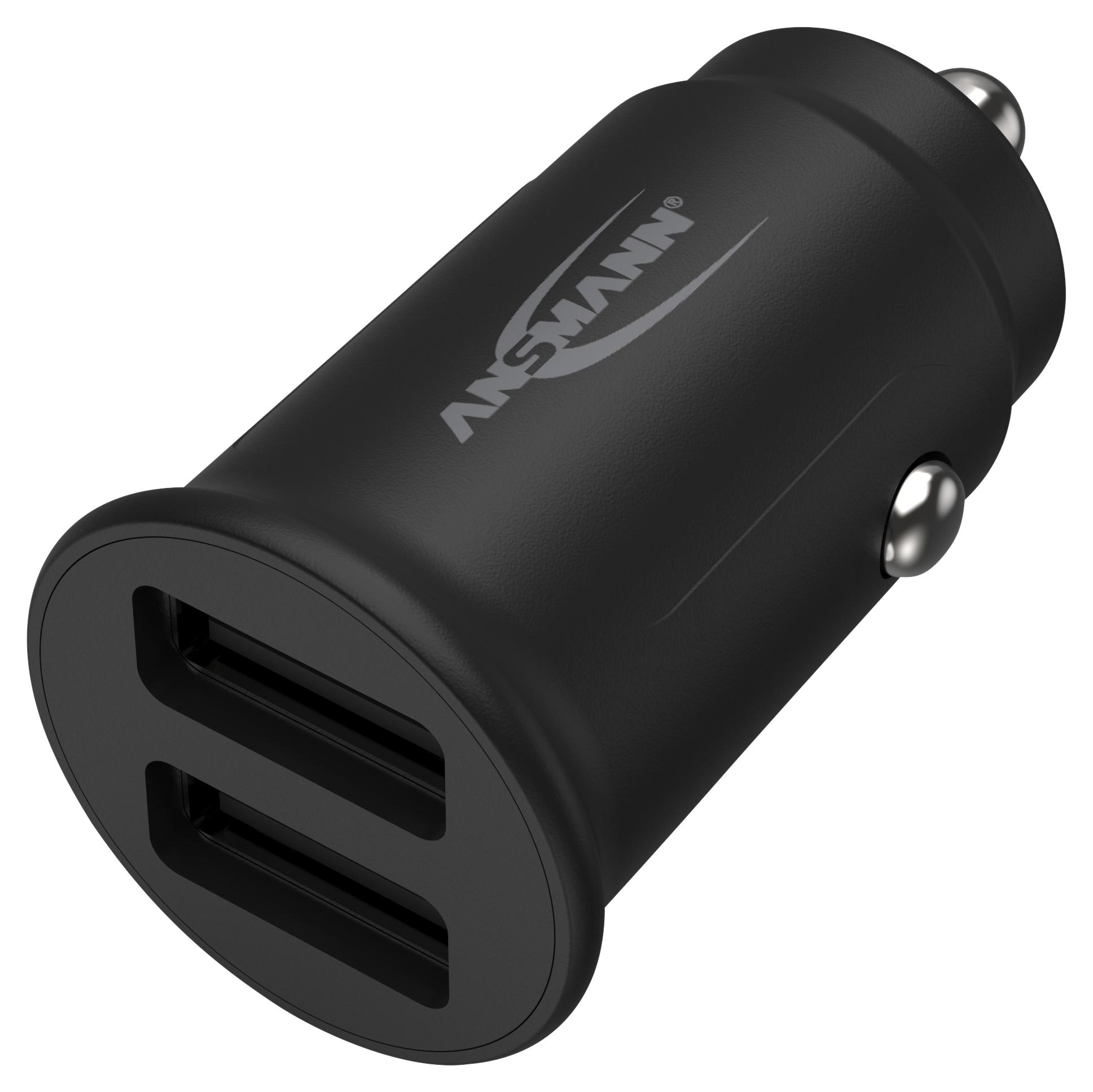 Ansmann 1000-0030 In Car Usb Charger, 2 Port, 2.4A