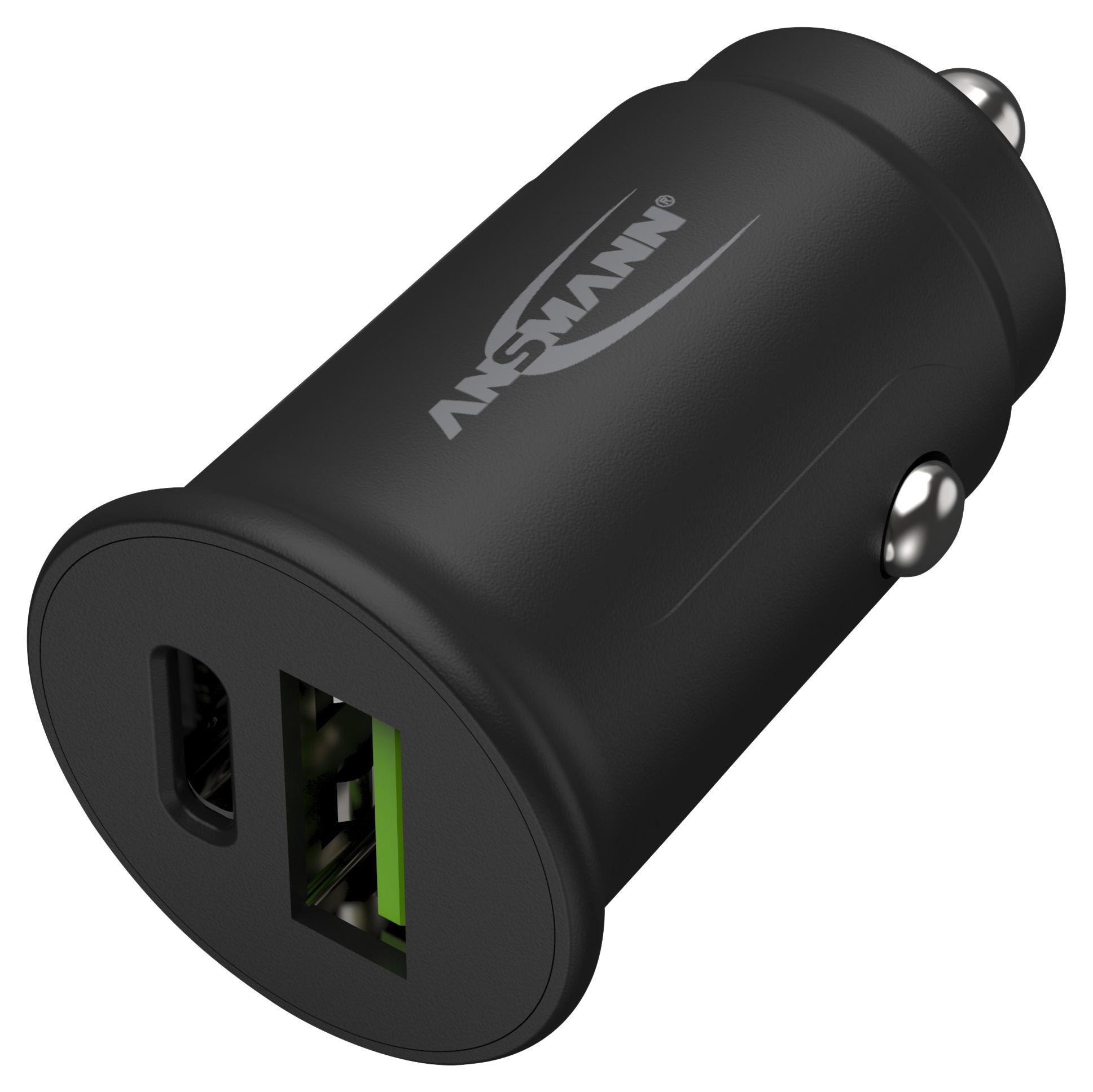 Ansmann 1000-0029 In Car Usb Charger, 2 Port, 3A