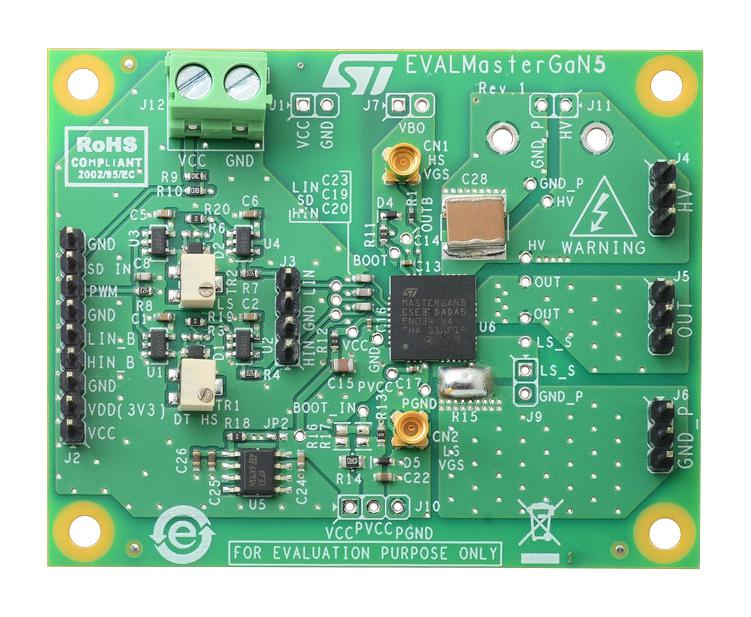 STMicroelectronics Evalmastergan5 Demo Board, Half Bridge Driver