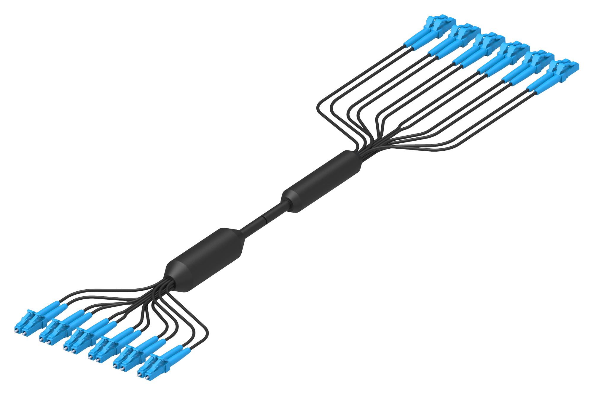 Te Connectivity 2-2835696-0 Fibre Optics, Lc-Lc Duplex, 12Fo, 20M