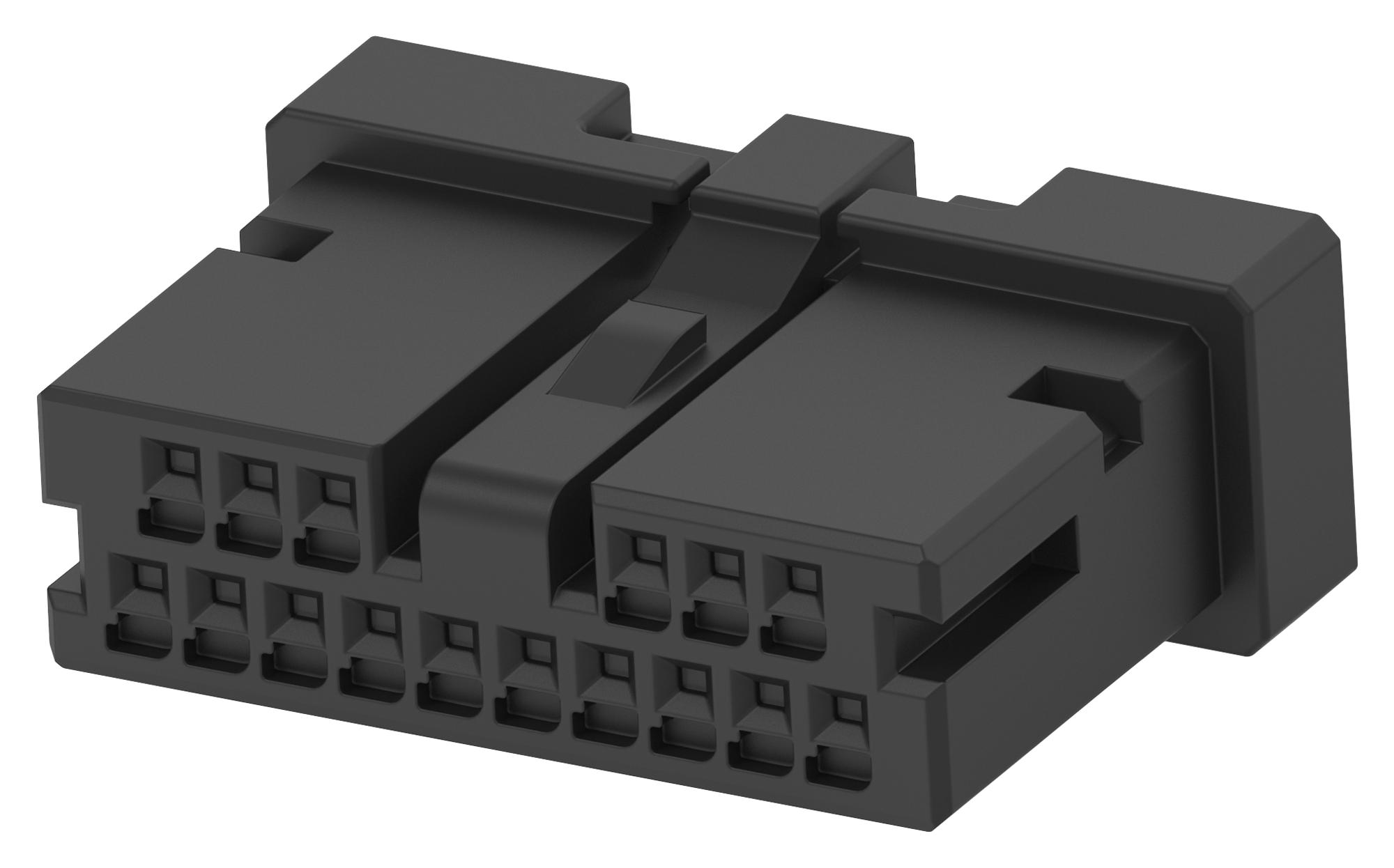 Te Connectivity 1-2834461-6 Connector Housing, Rcpt, 16Pos, 1.8mm