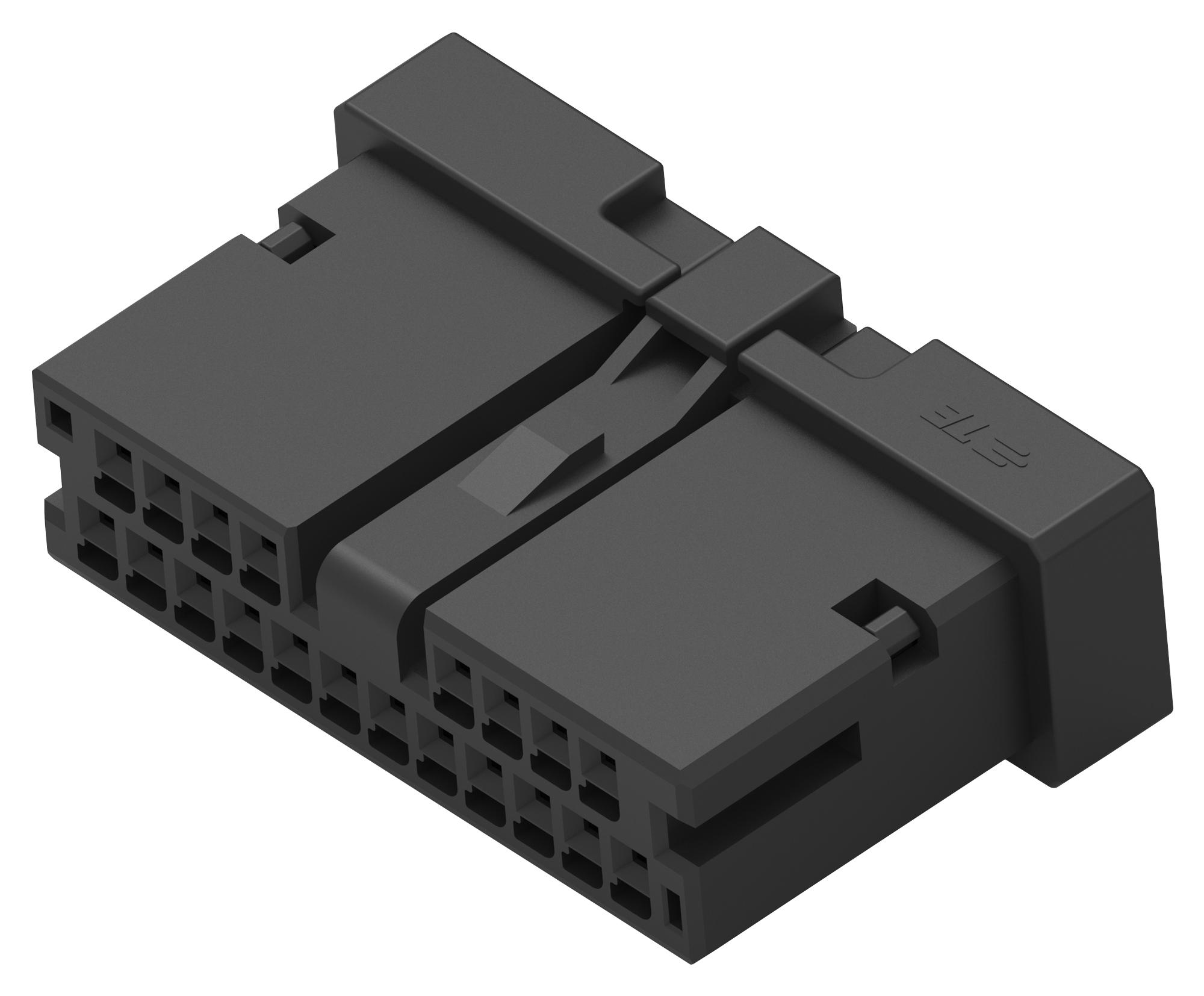 Te Connectivity 2-2834461-0 Connector Housing, Rcpt, 20Pos, 1.8mm