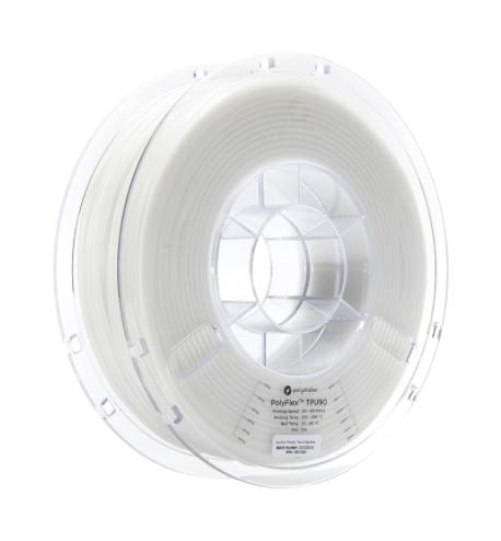 Polymaker Pd02002 3D Printer Filament, 1.75mm, Tpu, White