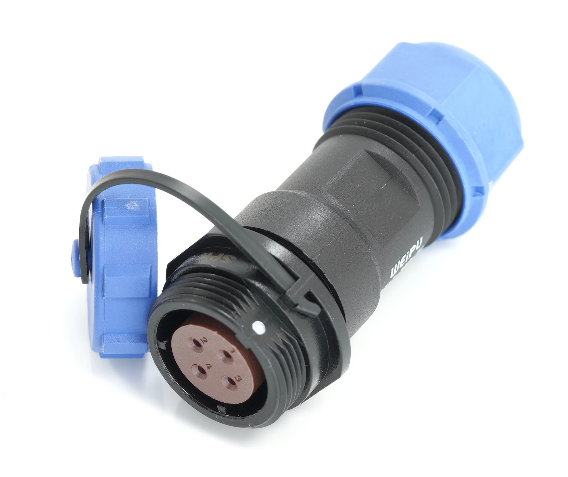 Multicomp Pro Mp007596 Circular Connector, Rcpt, 4Pos, Cable