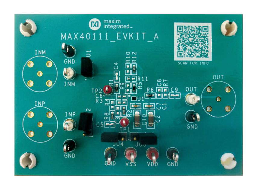 Analog Devices Max40111Evkit# Evaluation Kit, Operational Amplifier