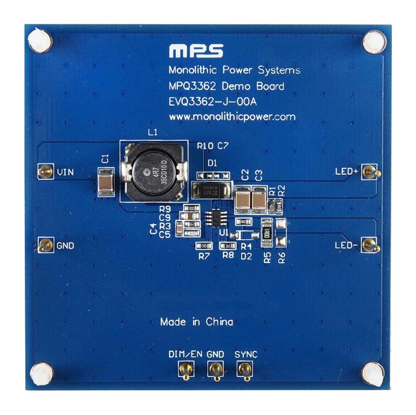 Monolithic Power Systems (Mps) Evq3362-J-00A Evaluation Board, Analogue, Pwm, 36V O/p