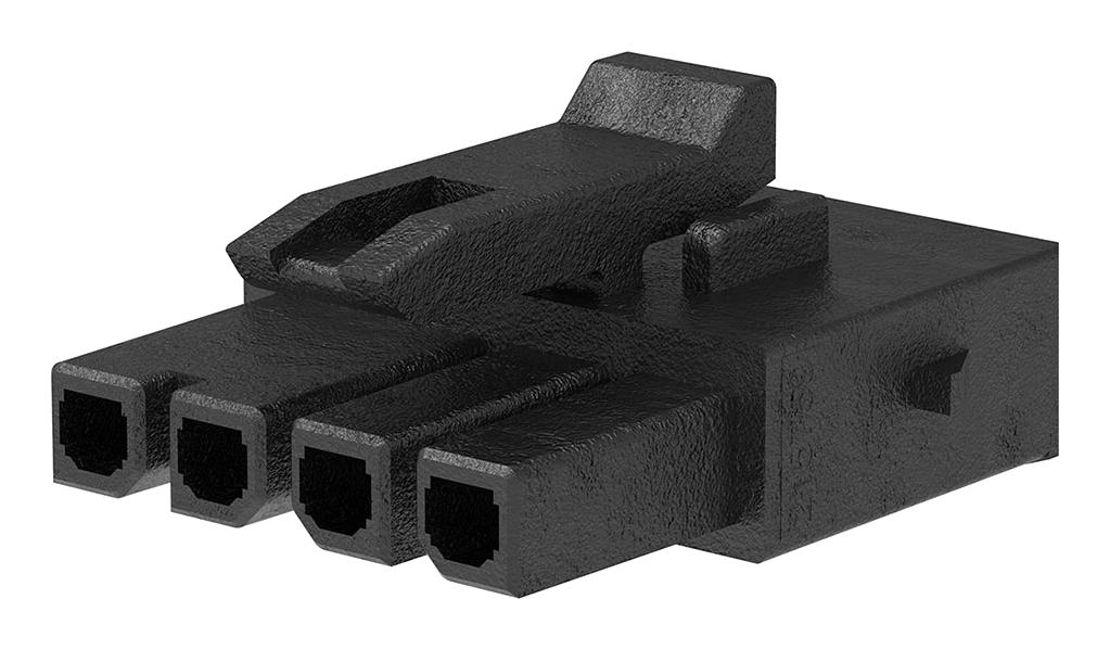 Molex 215759-1004 Connector Housing, Rcpt, 4Pos, 3mm