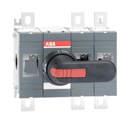 Abb Ot400E12P Disconnector Switch, 3 Pole, 400A, 1Kv