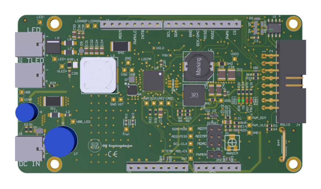 Onsemi Ncl31000Asgevb Evaluation Board, Intelligent Led Driver