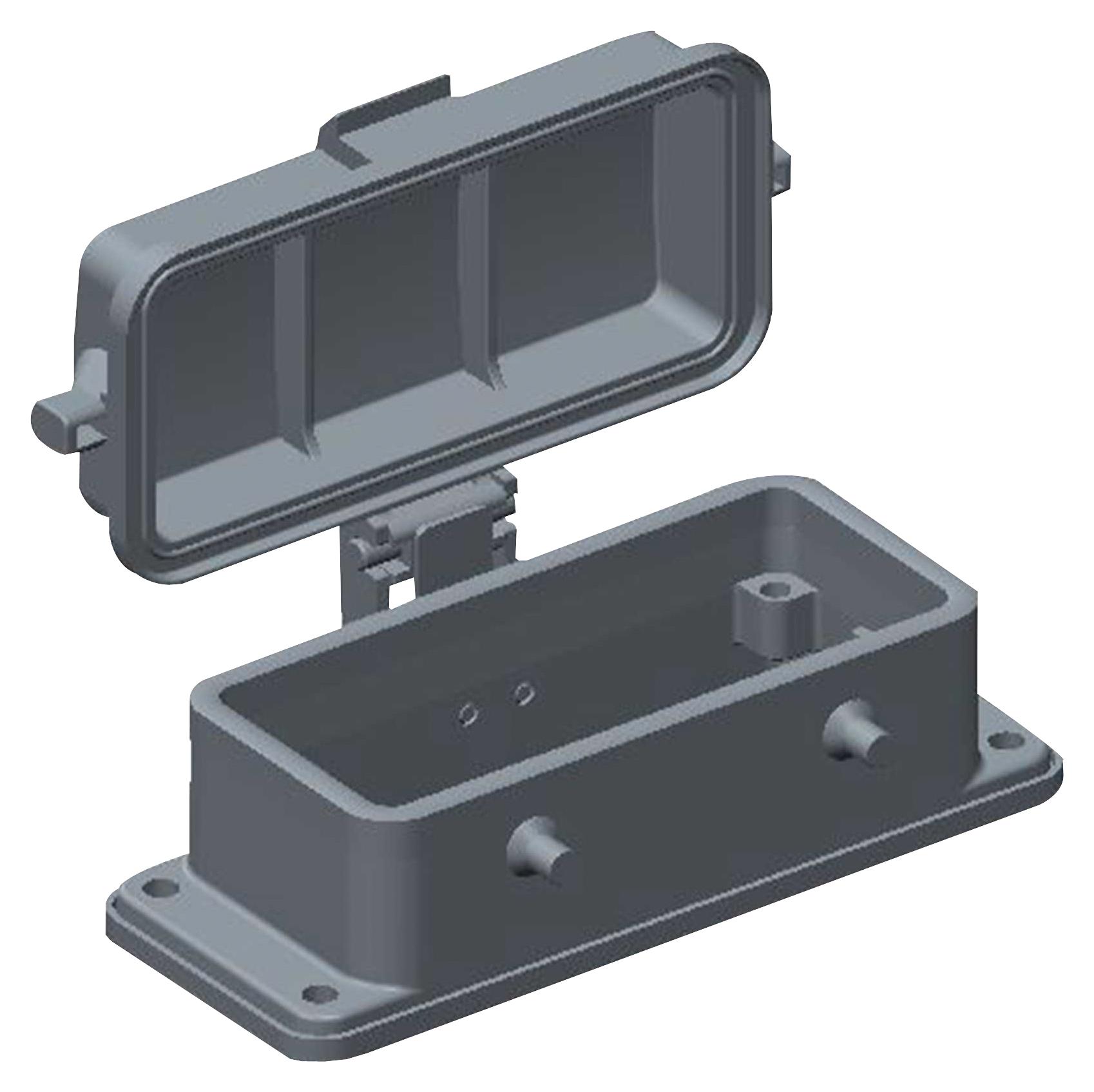 Te Connectivity T1430160000-000 Heavy Duty Conn, 2 Lever, Size H16B