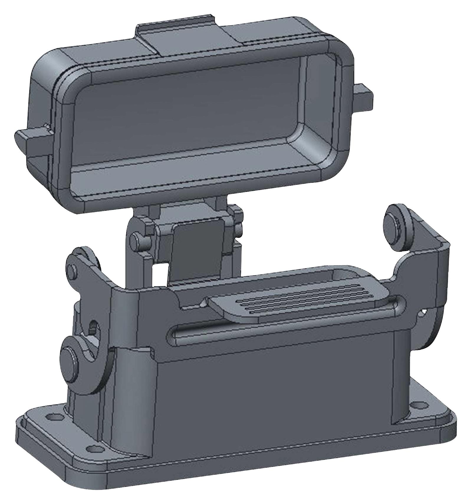 Te Connectivity T1519101000-000 Heavy Duty Conn, 1 Lever, Size H10A