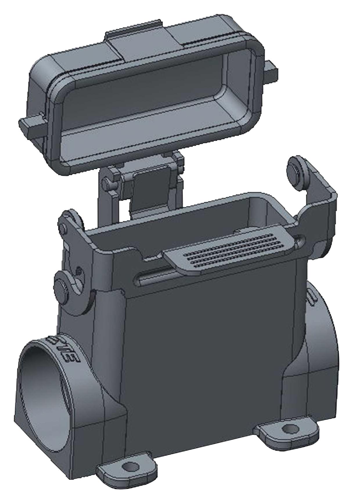 Te Connectivity T1629101120-000 Heavy Duty Conn, 1 Lever, Size H10A