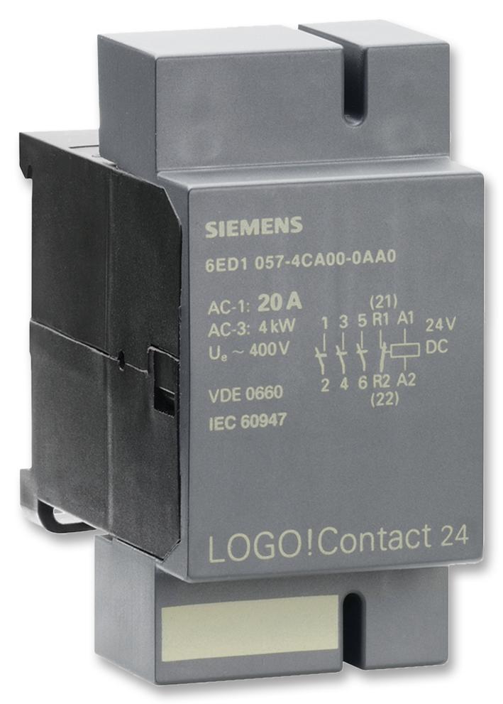 Siemens 6Ed1057-4Ca00-0Aa0 Module, Logo, Contact, 24V