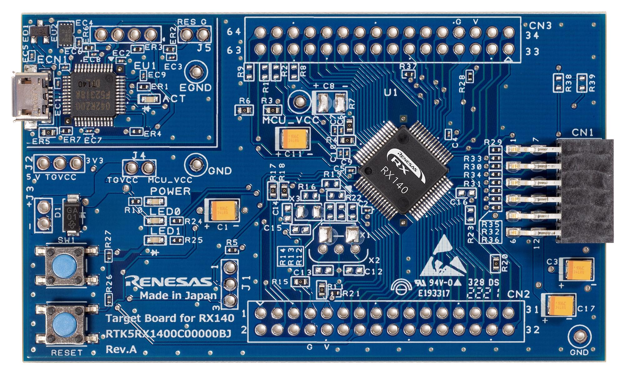 Renesas Rtk5Rx1400C00000Bj Target Board, 32Bit, Rxv2