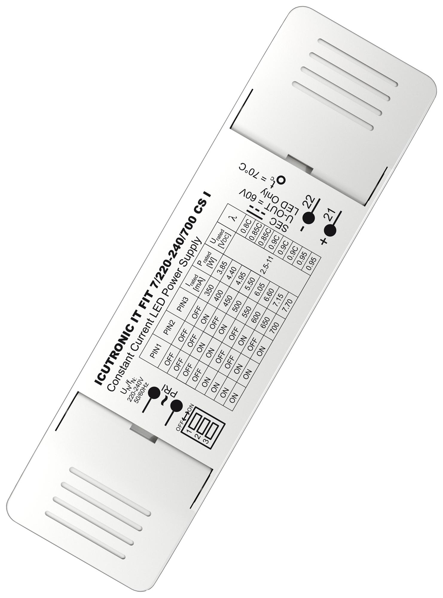 Osram It-Fit-7/220-240/700-Cs-I Led Driver, Constant Current, 7.7W