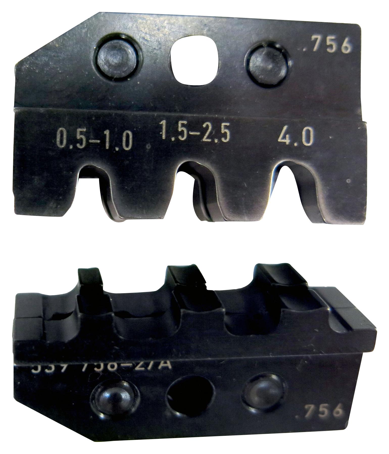 Amp Connectors / Te Connectivity 539756-2 Crimp Tool Die, 0.5-4mm2