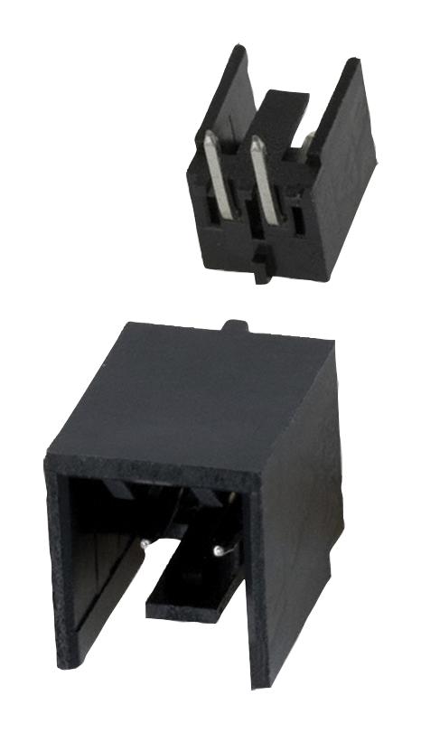 Amp Connectors / Te Connectivity 2-644488-2 Conn, R/a Header, 2Pos, 1Row, 2.54mm