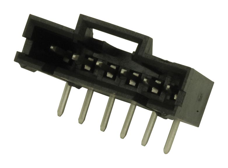 Amp Connectors / Te Connectivity 5-103634-5 Conn, R/a Header, 6Pos, 1Row, 2.54mm