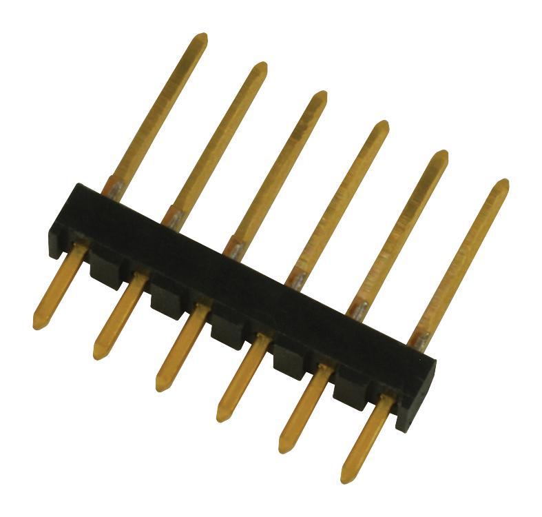 Amp Connectors / Te Connectivity 87220-6 Conn, Header, 6Pos, 1Row, 2.54mm