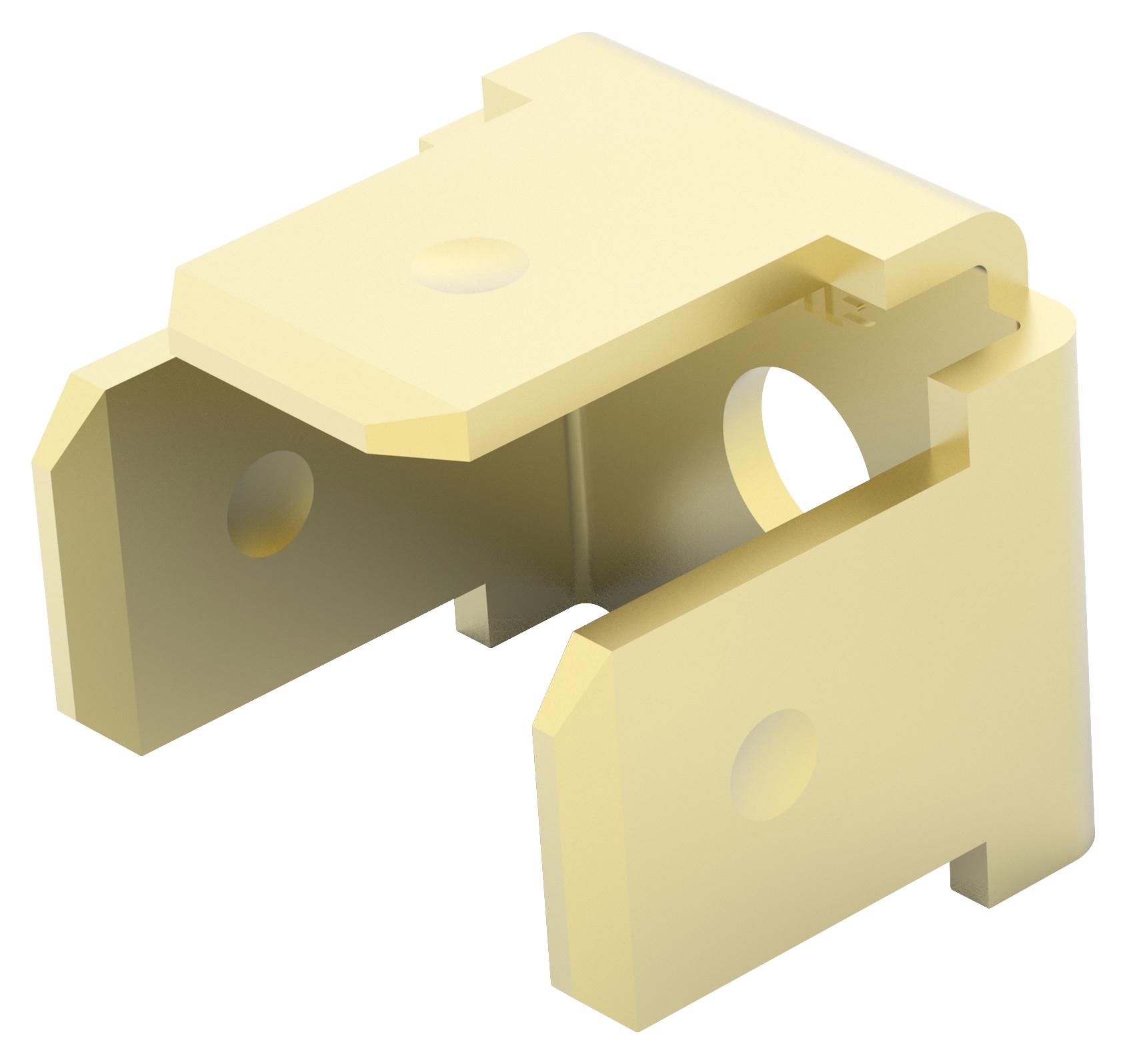 Amp Connectors / Te Connectivity 62261-1 Pcb Terminal, 3.3mm, Brass