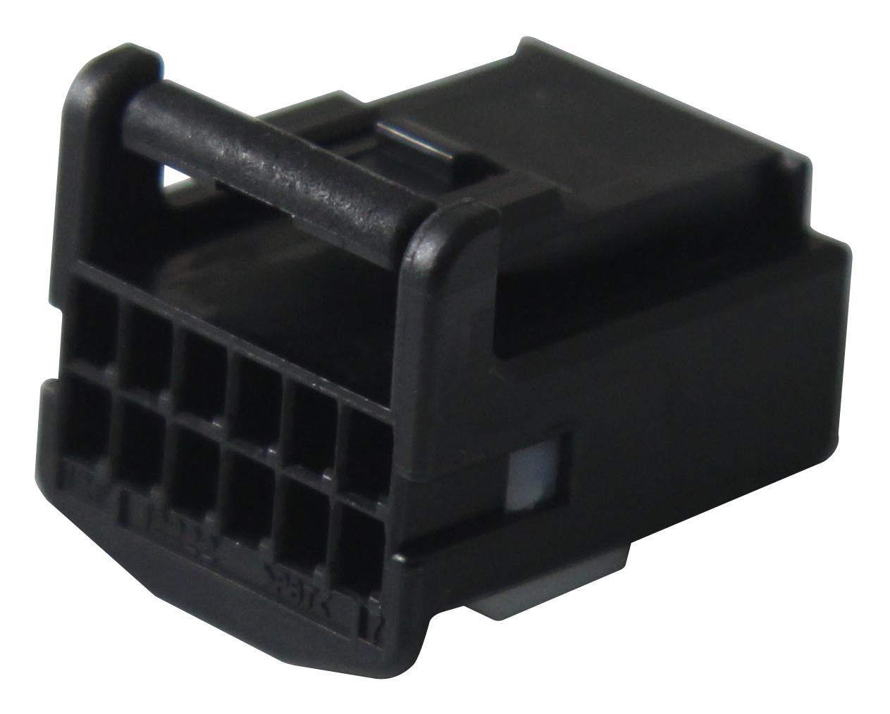 Amp Connectors / Te Connectivity 1376675-1 Automotive Housing, Plug, 12Pos, Black