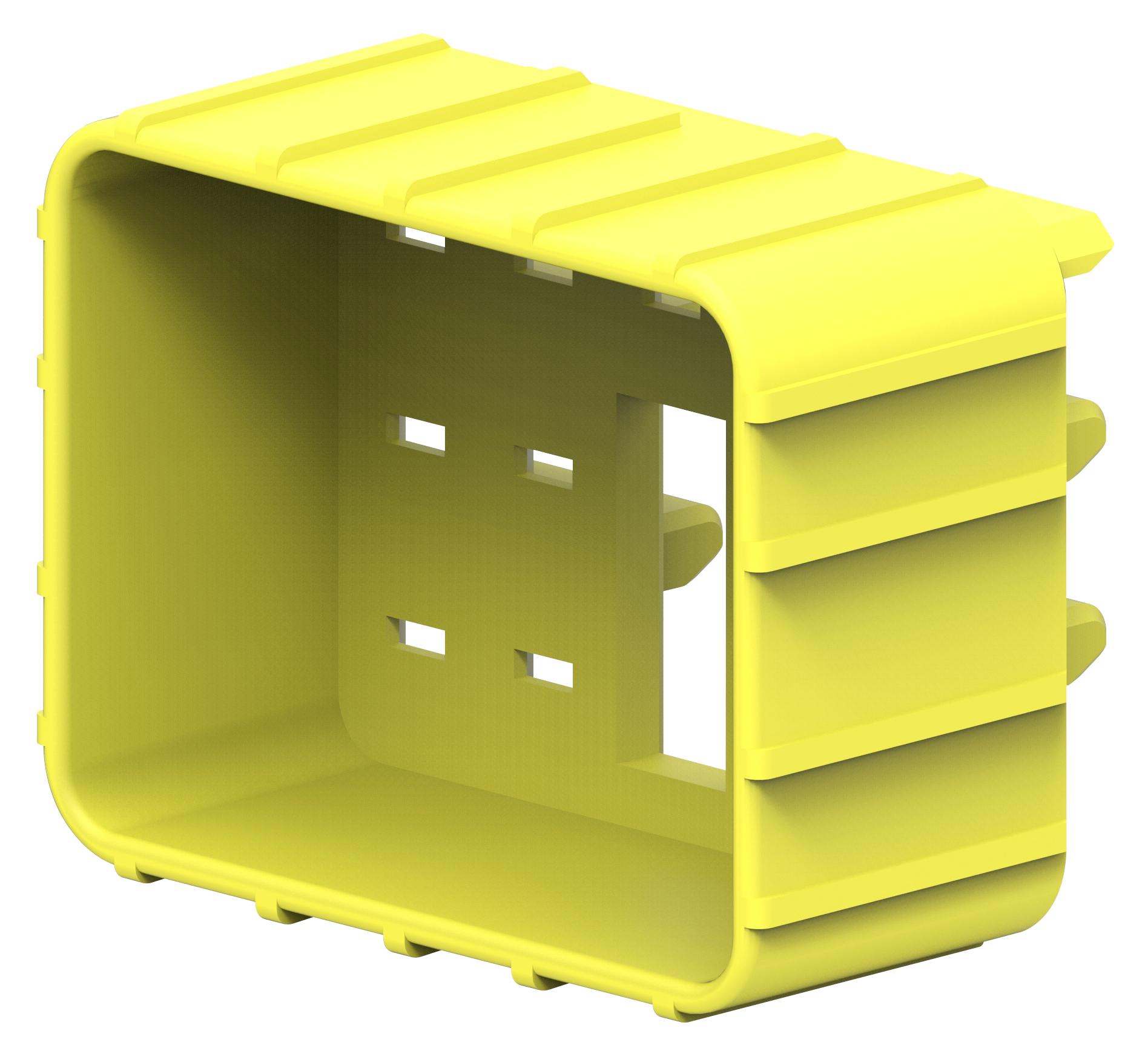 Amp Connectors / Te Connectivity 344261-1 Automotive Housing, Plug, 13Pos, Yellow